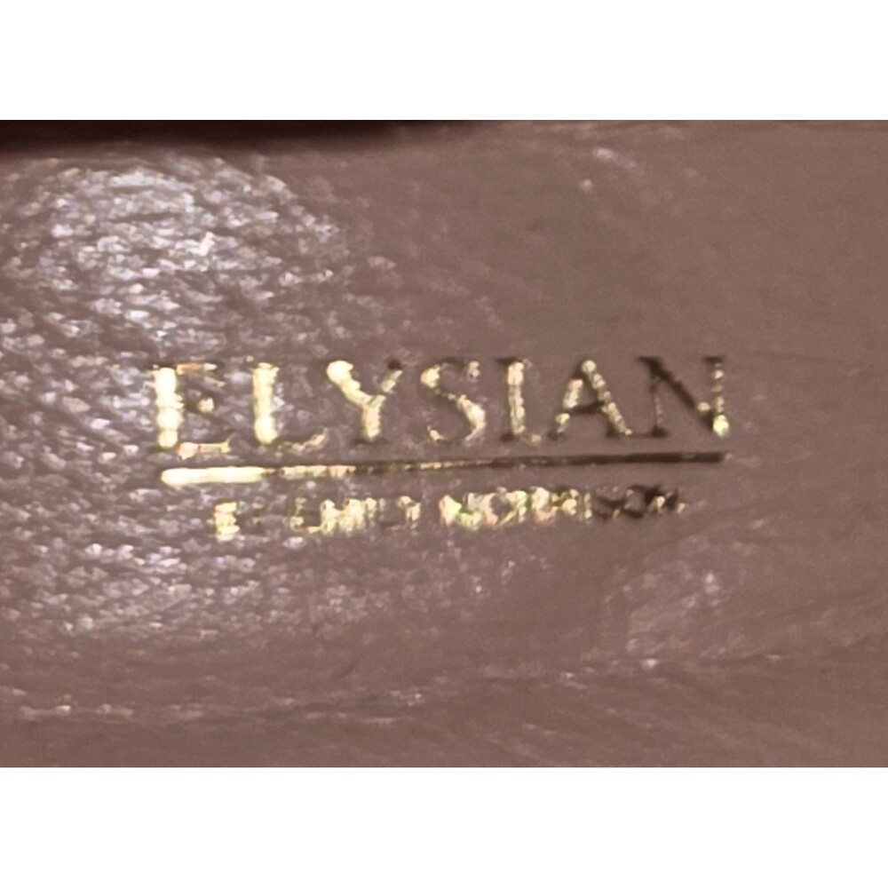 ELYSIAN Emily Morrison Ankara Ikat Silk Velvet High Top Sneakers 38 Rustic Oak - Picture 4 of 13